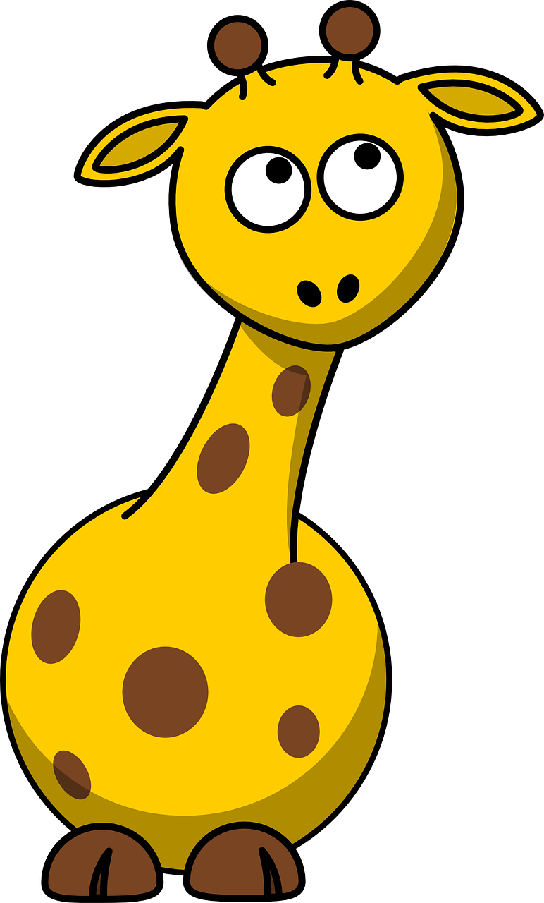 baby giraffe, cute, cartoon-307016.jpg